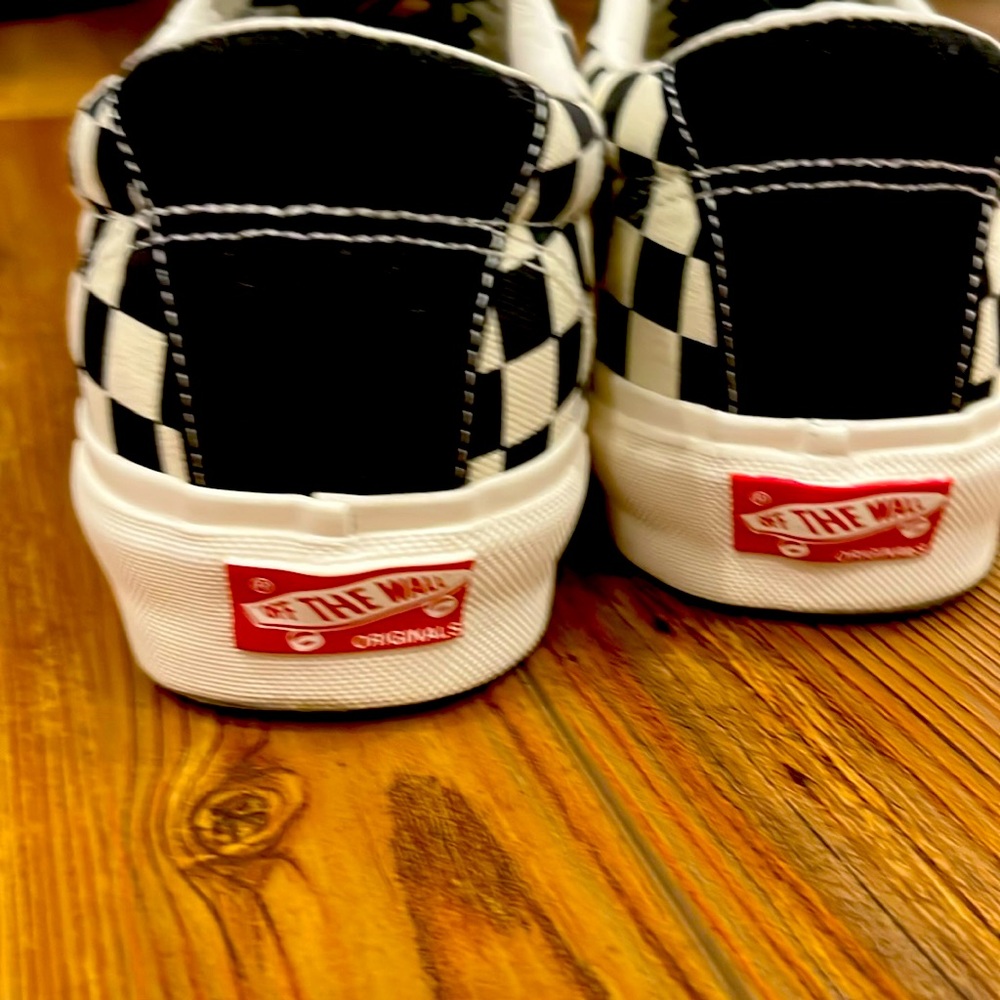 VANS SIZE 10 OG Sid LX 'Checkerboard - Black' NEW - Picture 5 of 9